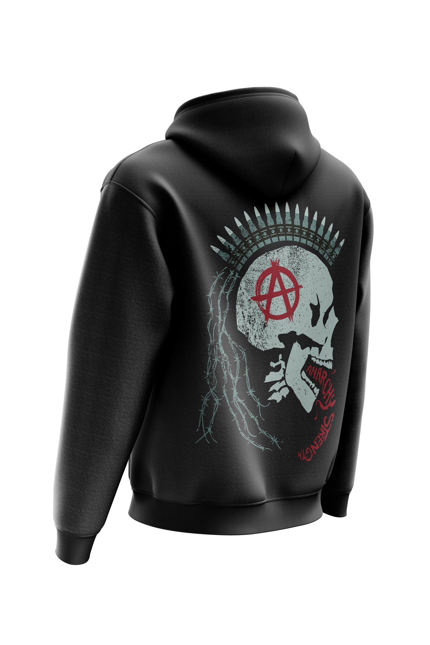 AS Bullet Punk Hoodie - Black