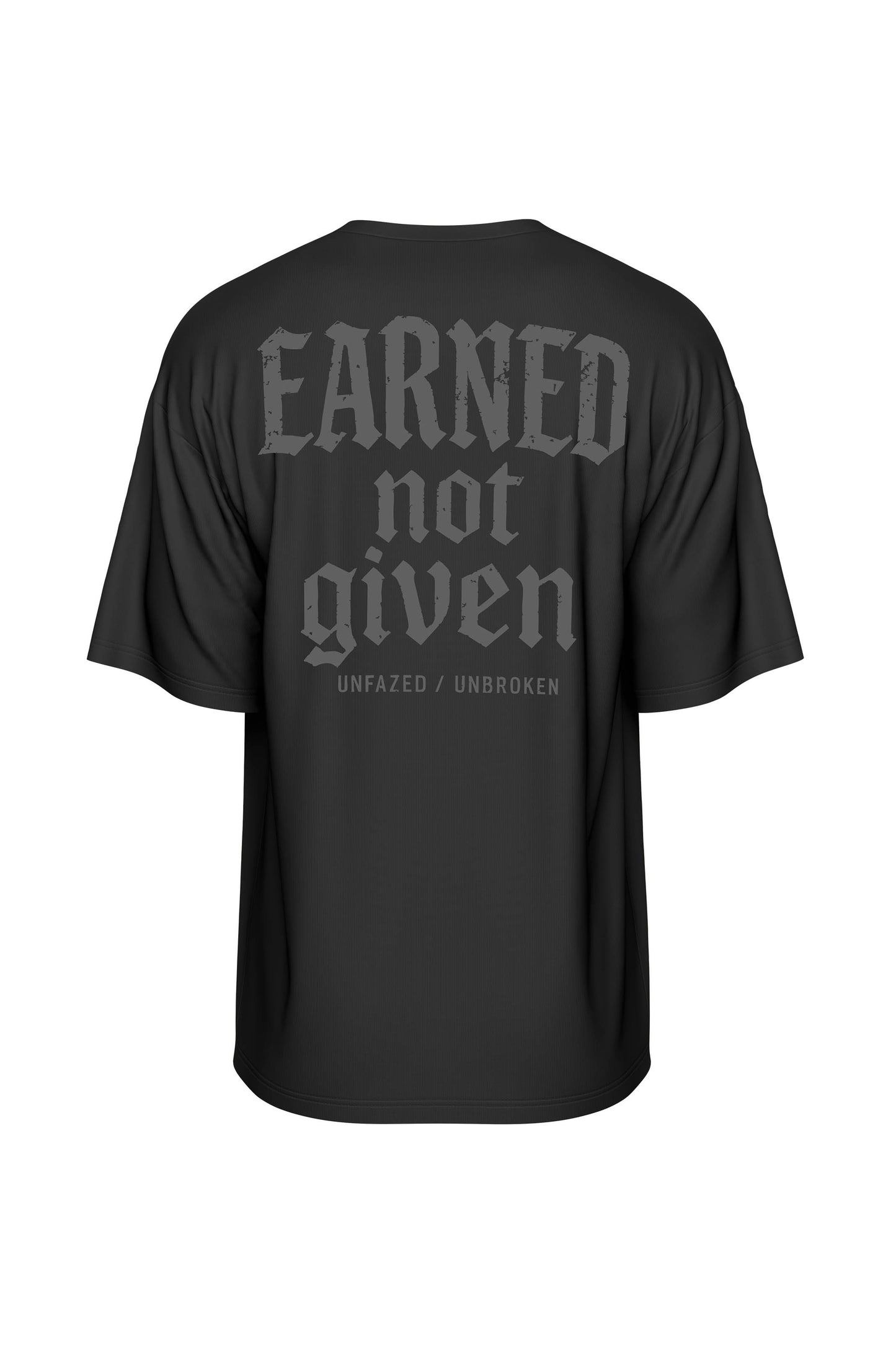 XAPE Earned Not Given Oversized Tee - Black