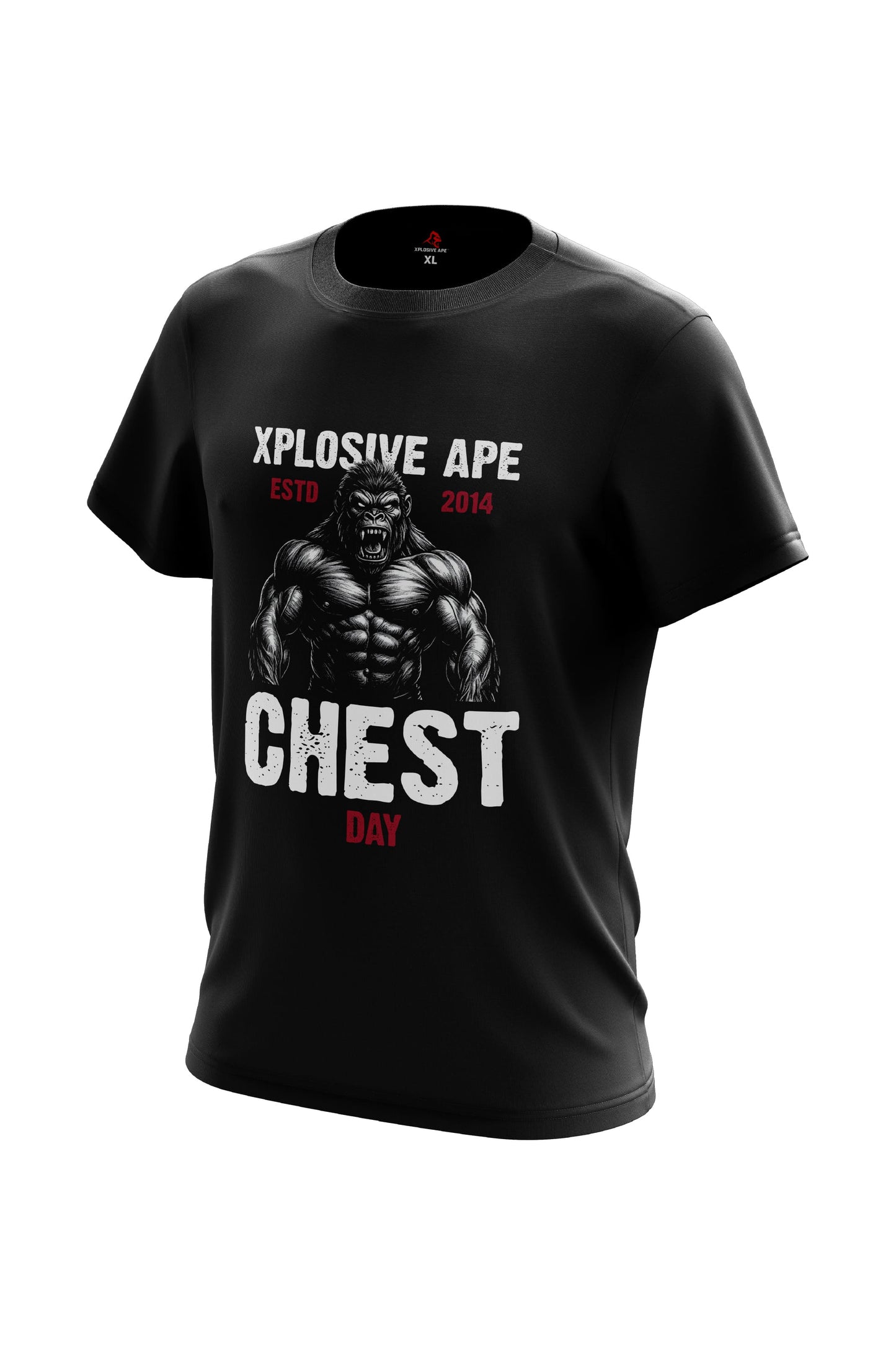 XAPE Chest Day V4 Tee - Black