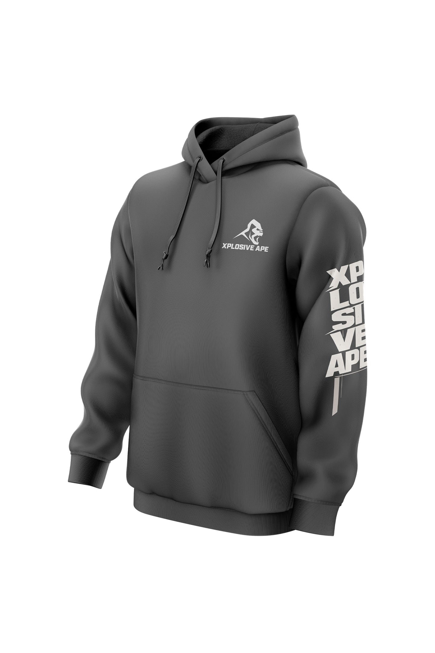 XAPE Force Load String Hoodie - Charcoal