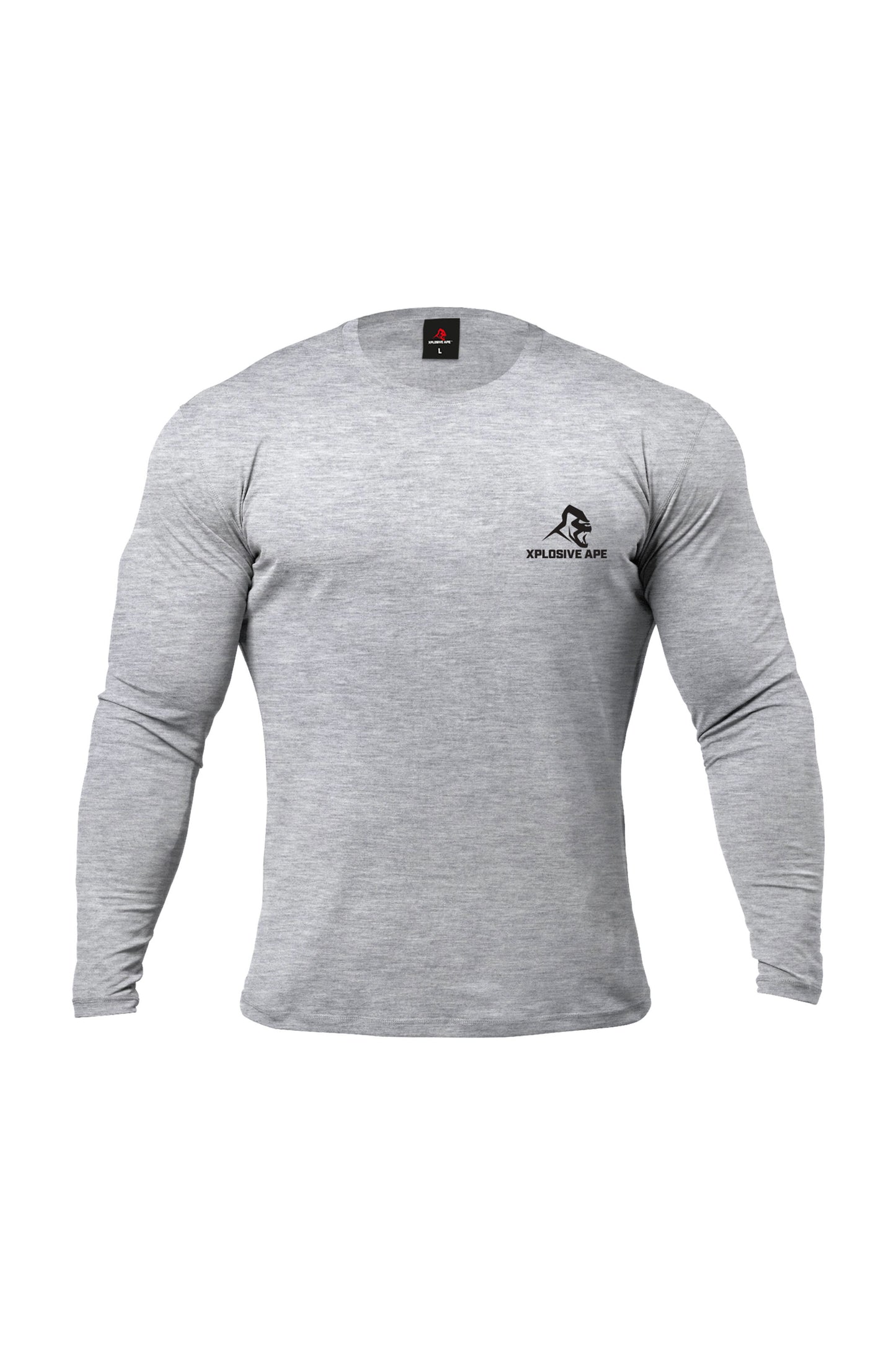 XAPE Futuristic Long Sleeve Tee - Sports Grey