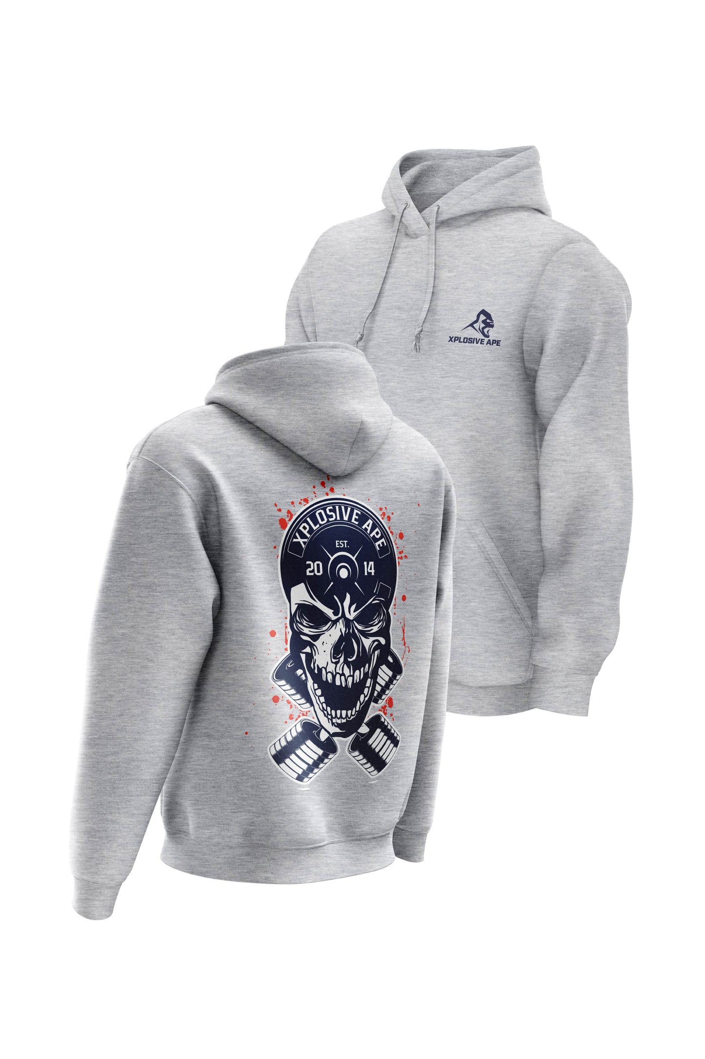 XAPE Headplate Hoodie - Sports Grey