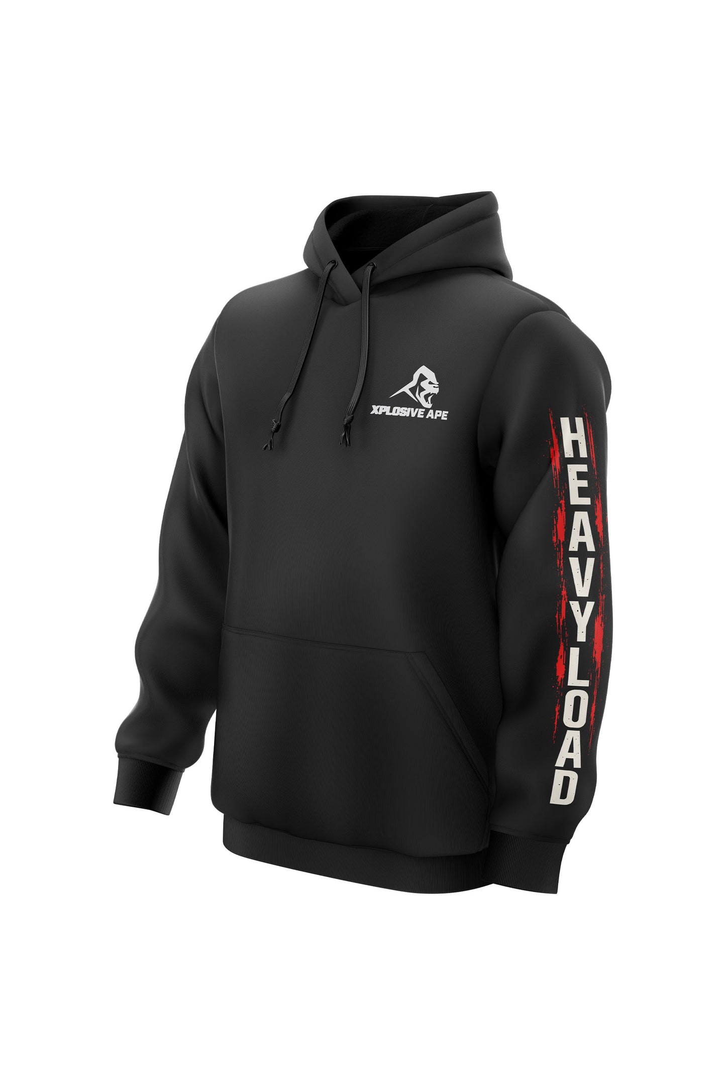 XAPE Heavy Load String Hoodie - Black