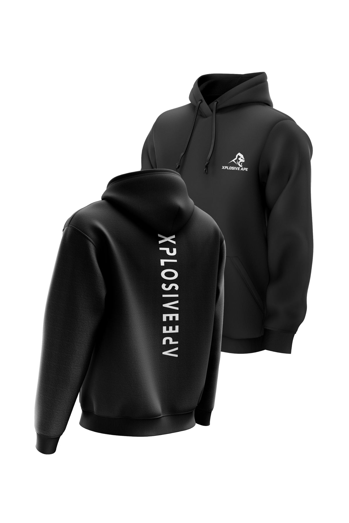 XAPE Futuristic Hoodie - Black