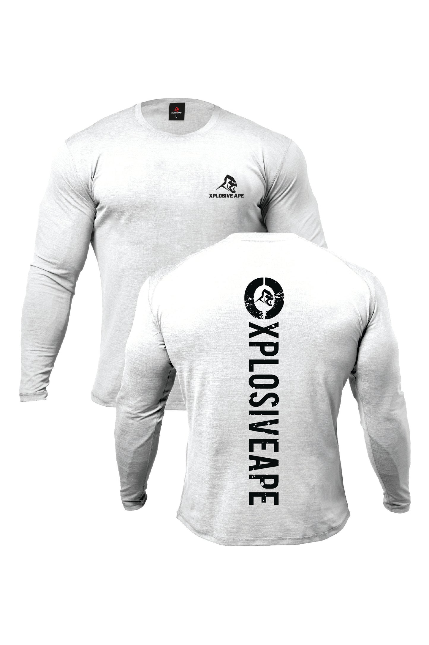 XAPE Impact V2 Long Sleeve Tee - White