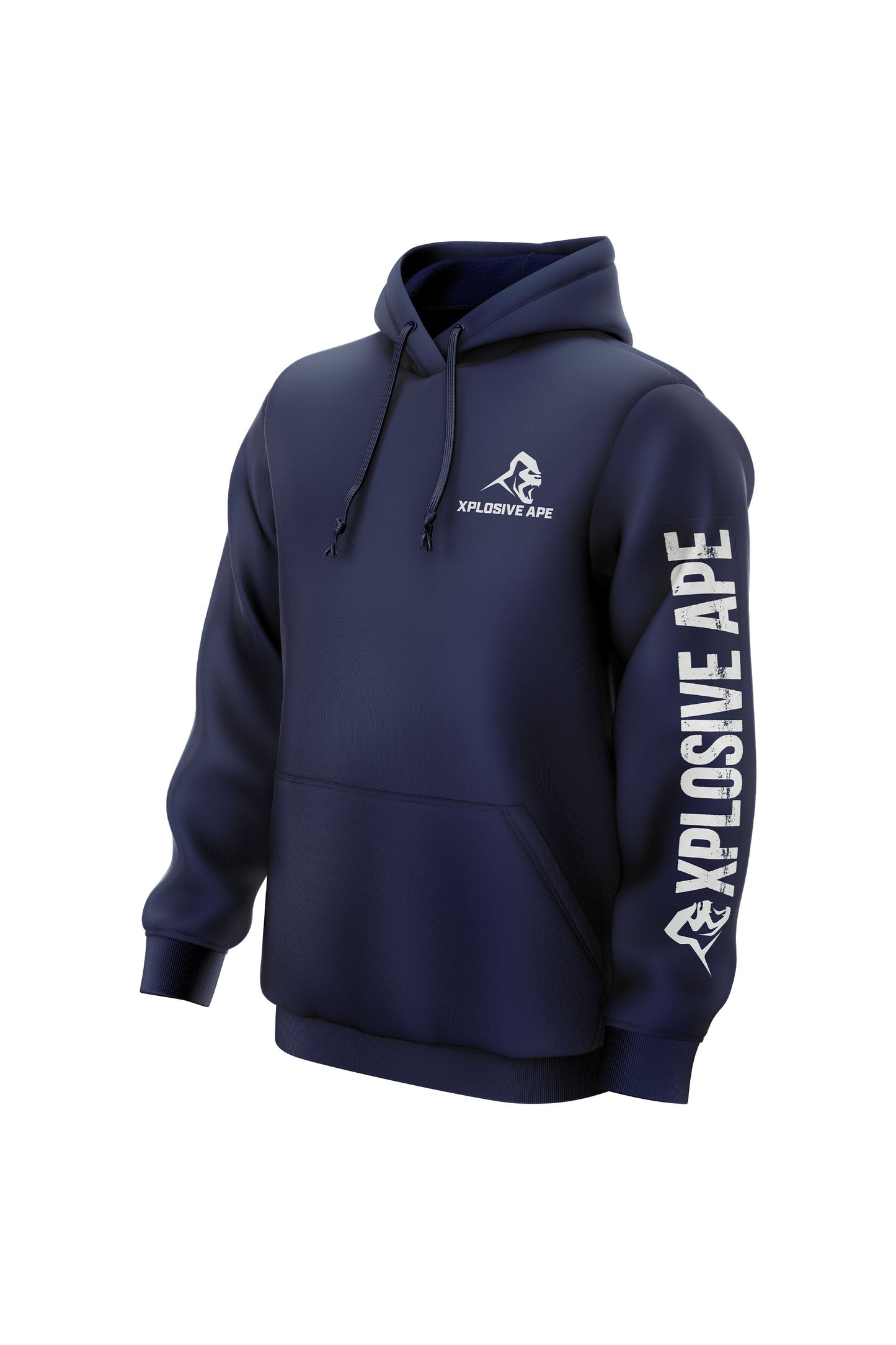XAPE Iron Will String Hoodie - Navy