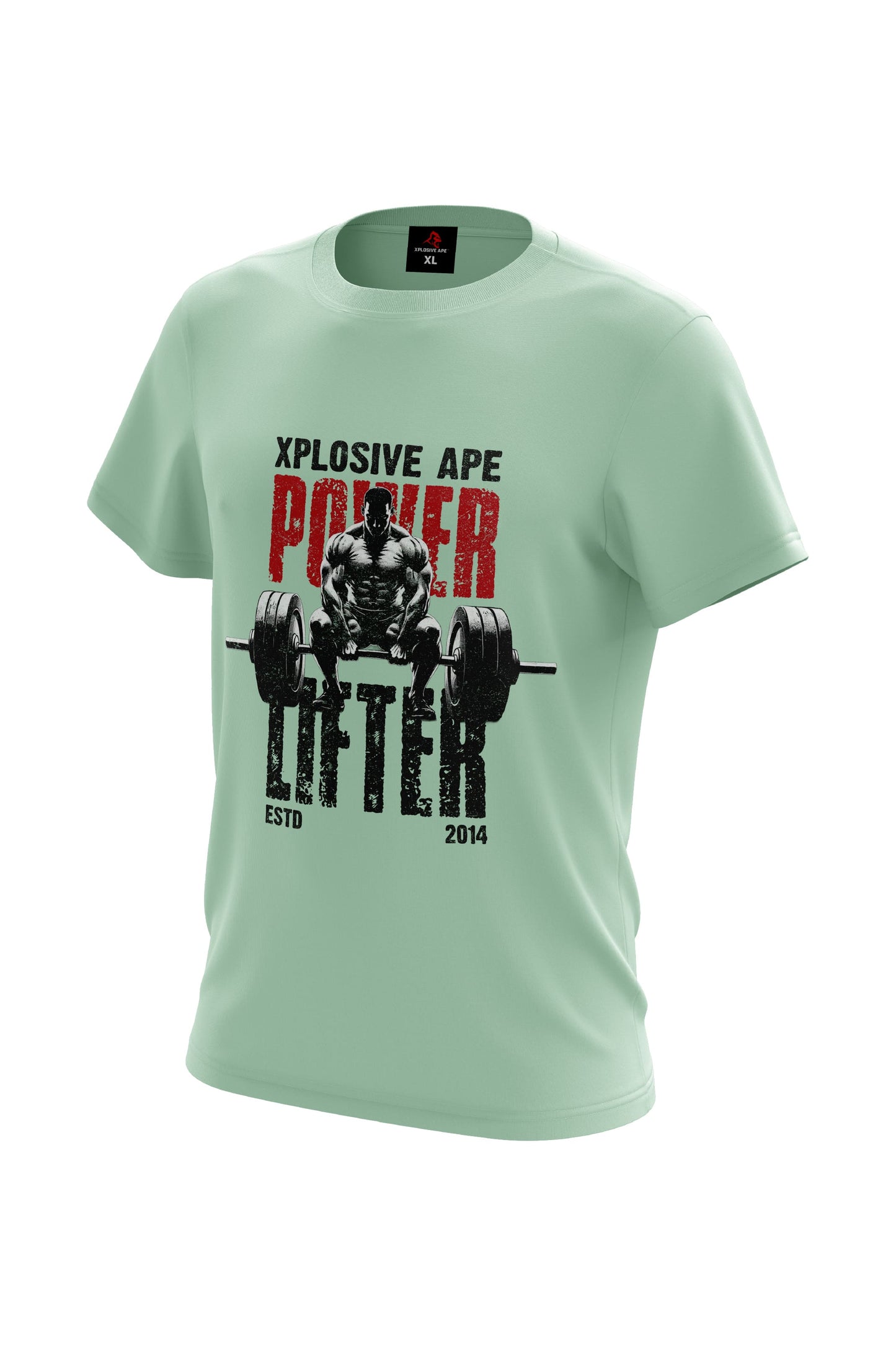 XAPE Power Lifter V3 Tee - Mint Green