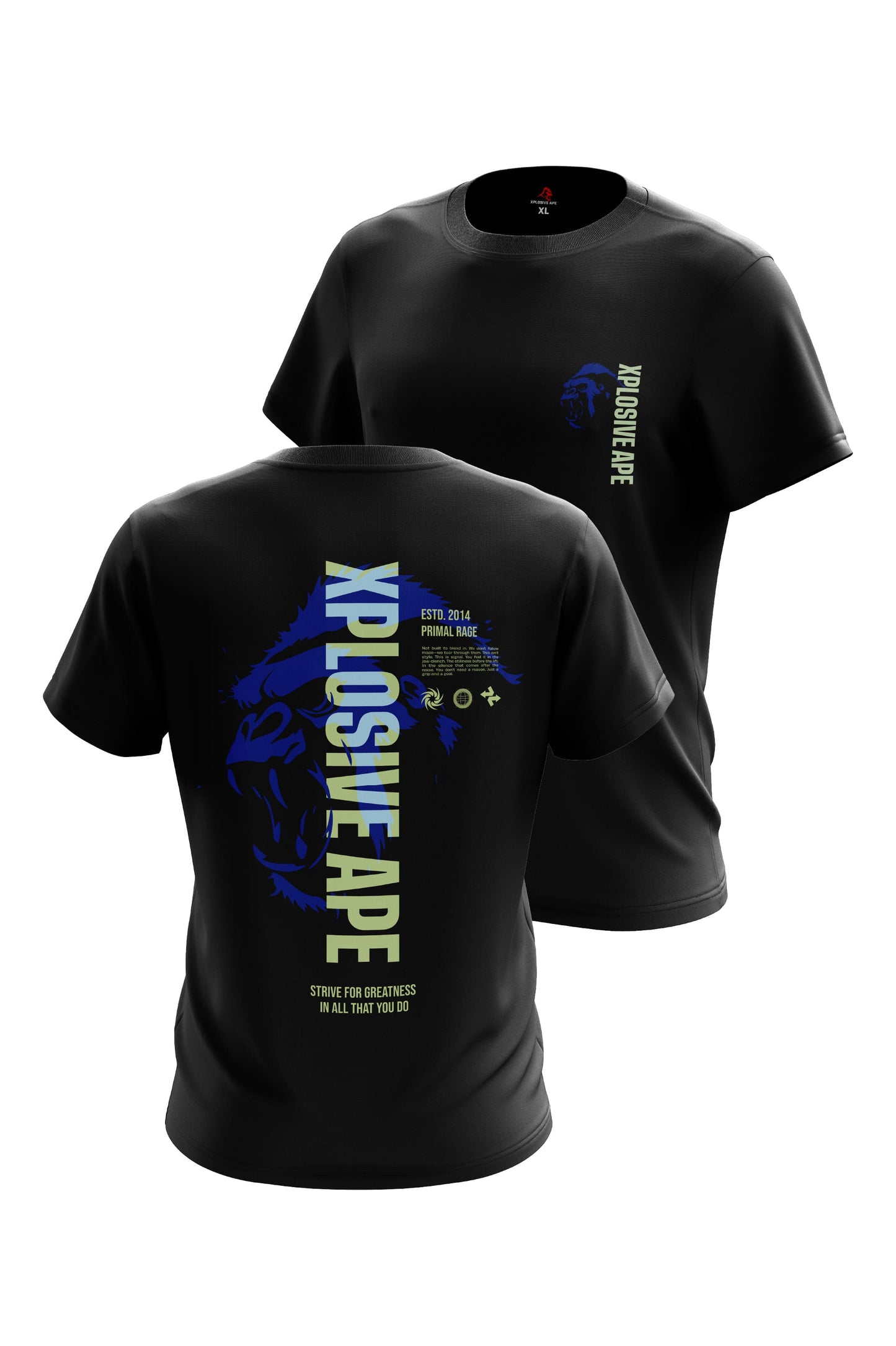 XAPE Raw Form Tee - Black