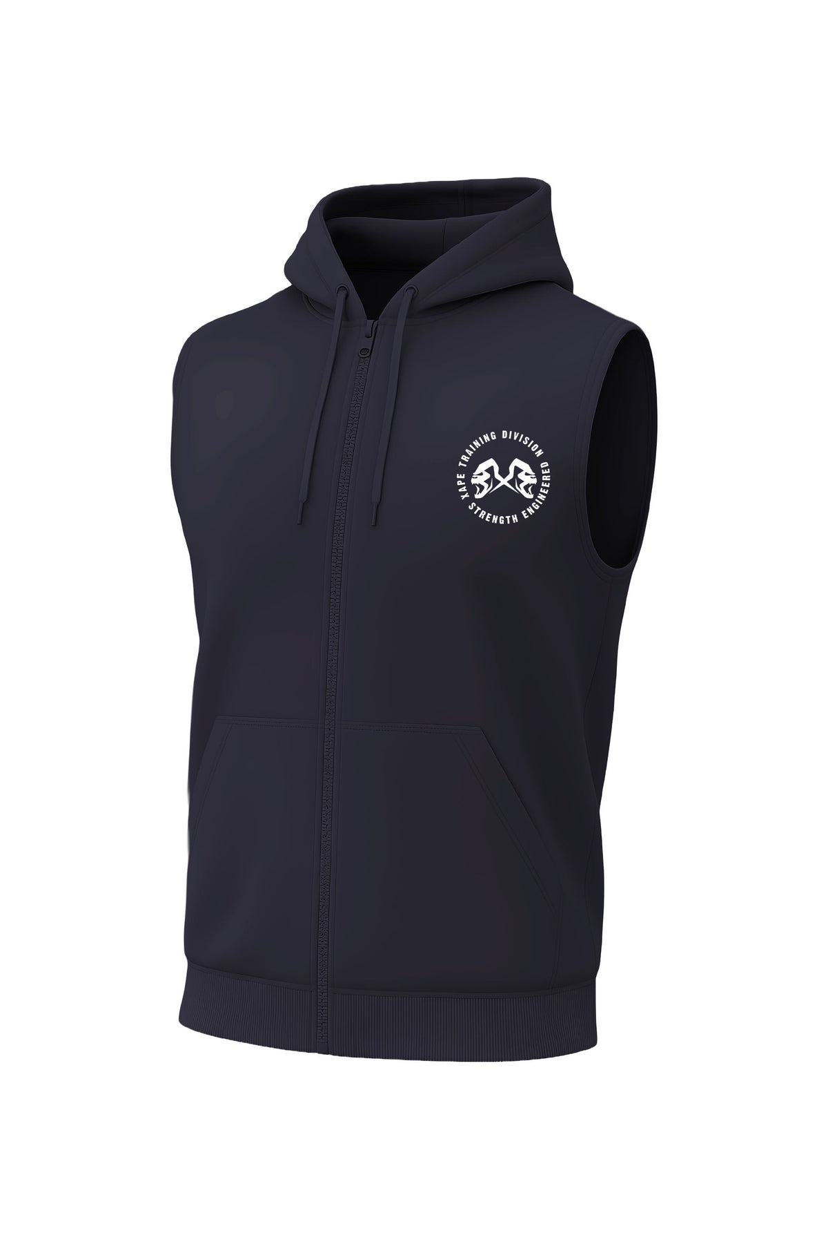 XAPE Training Division Sleeveless Hoodie - Navy