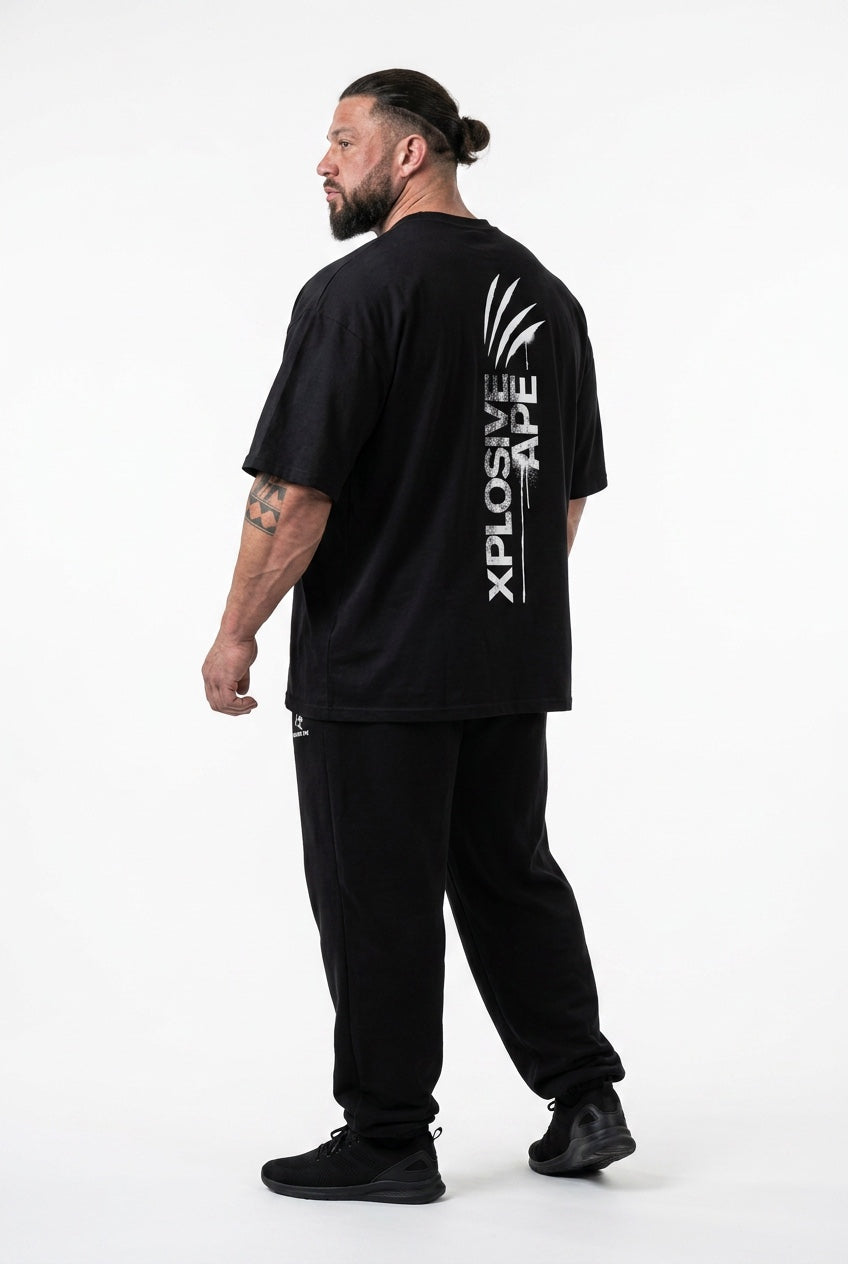 XAPE Claw V4 Ultra Oversized Tee - Black