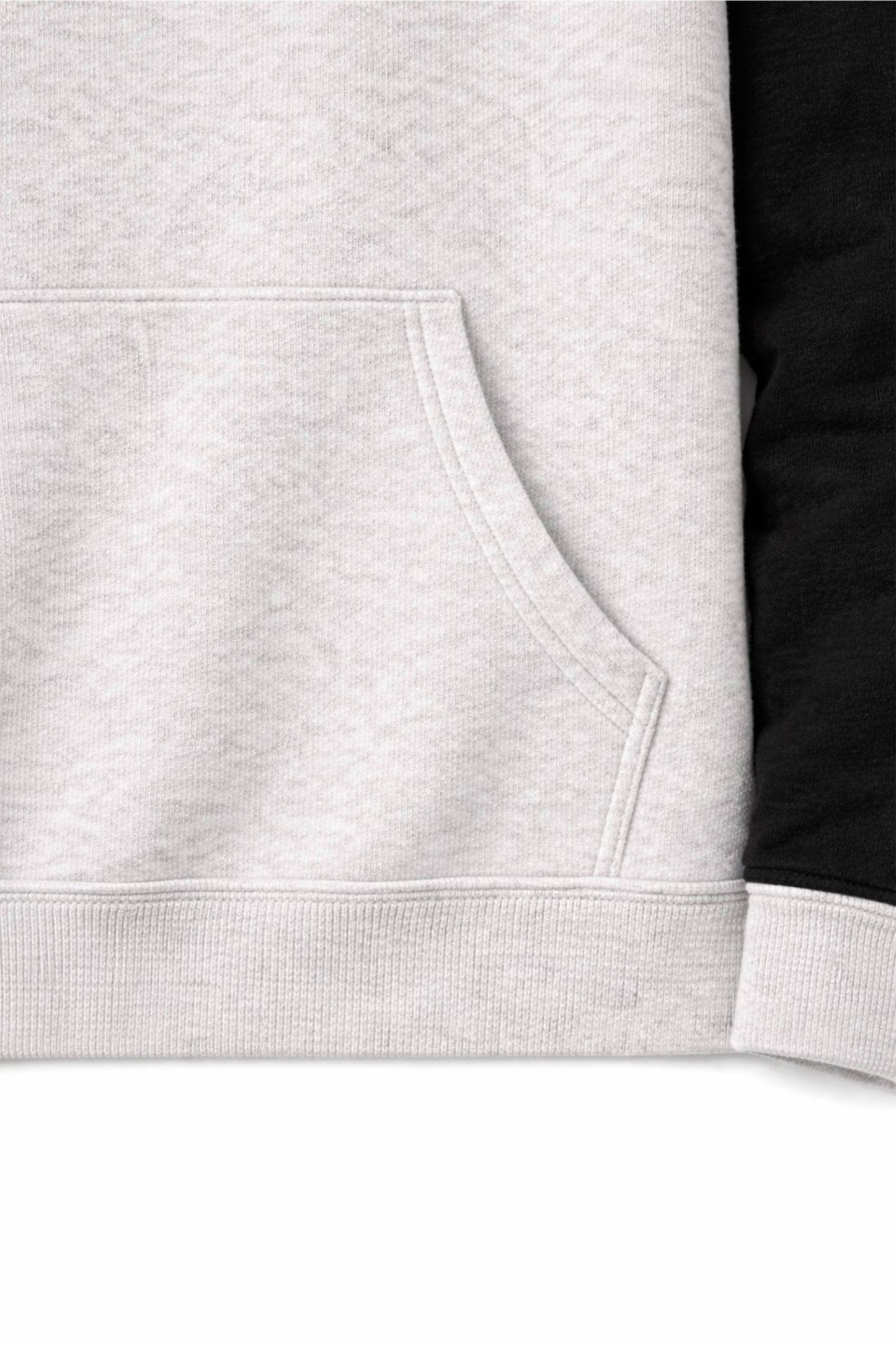 XAPE Classic Block Raglan Hoodie - Oatmeal Heather/Black
