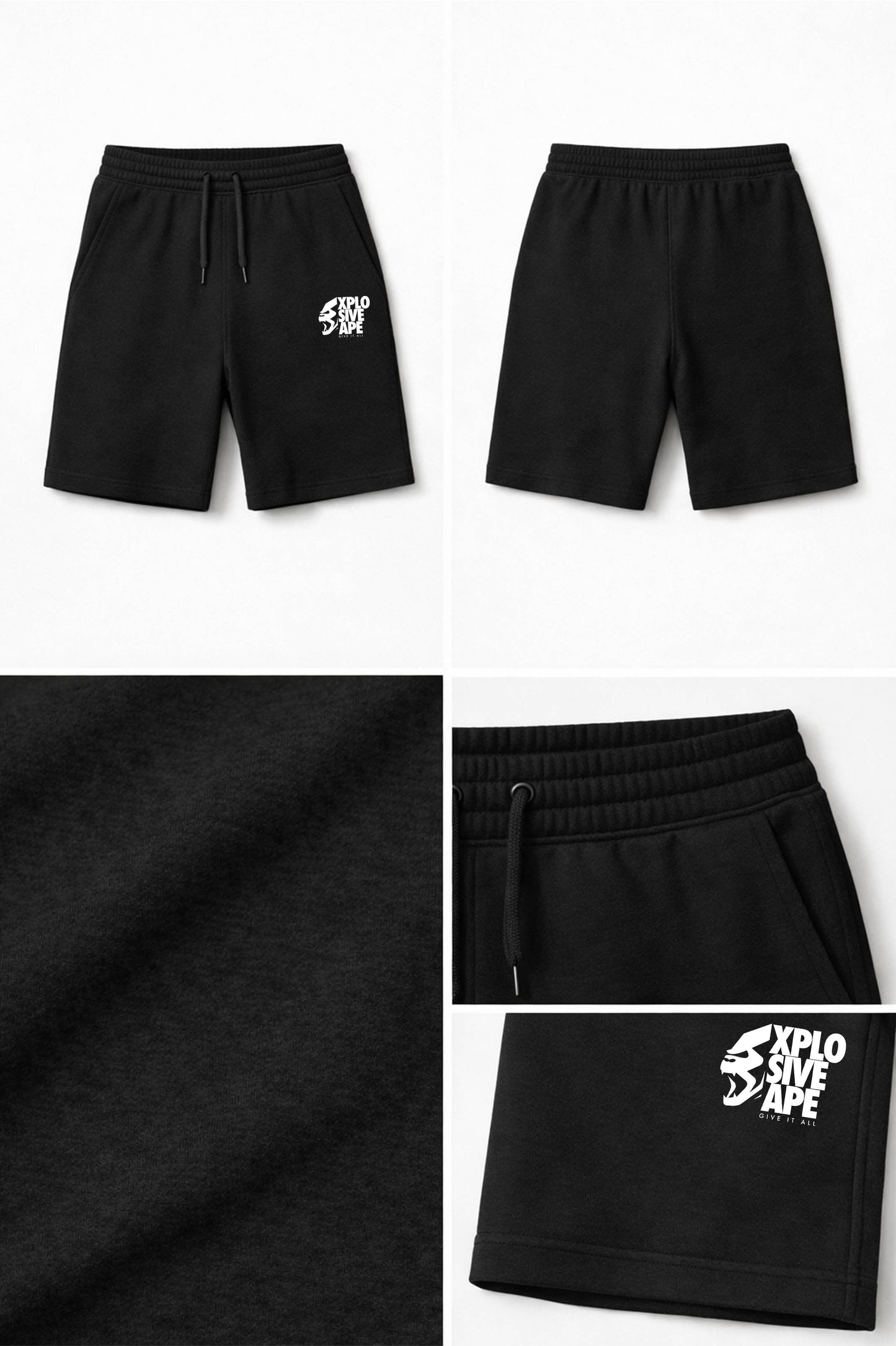 XAPE Ultimate Ape Shorts - Black