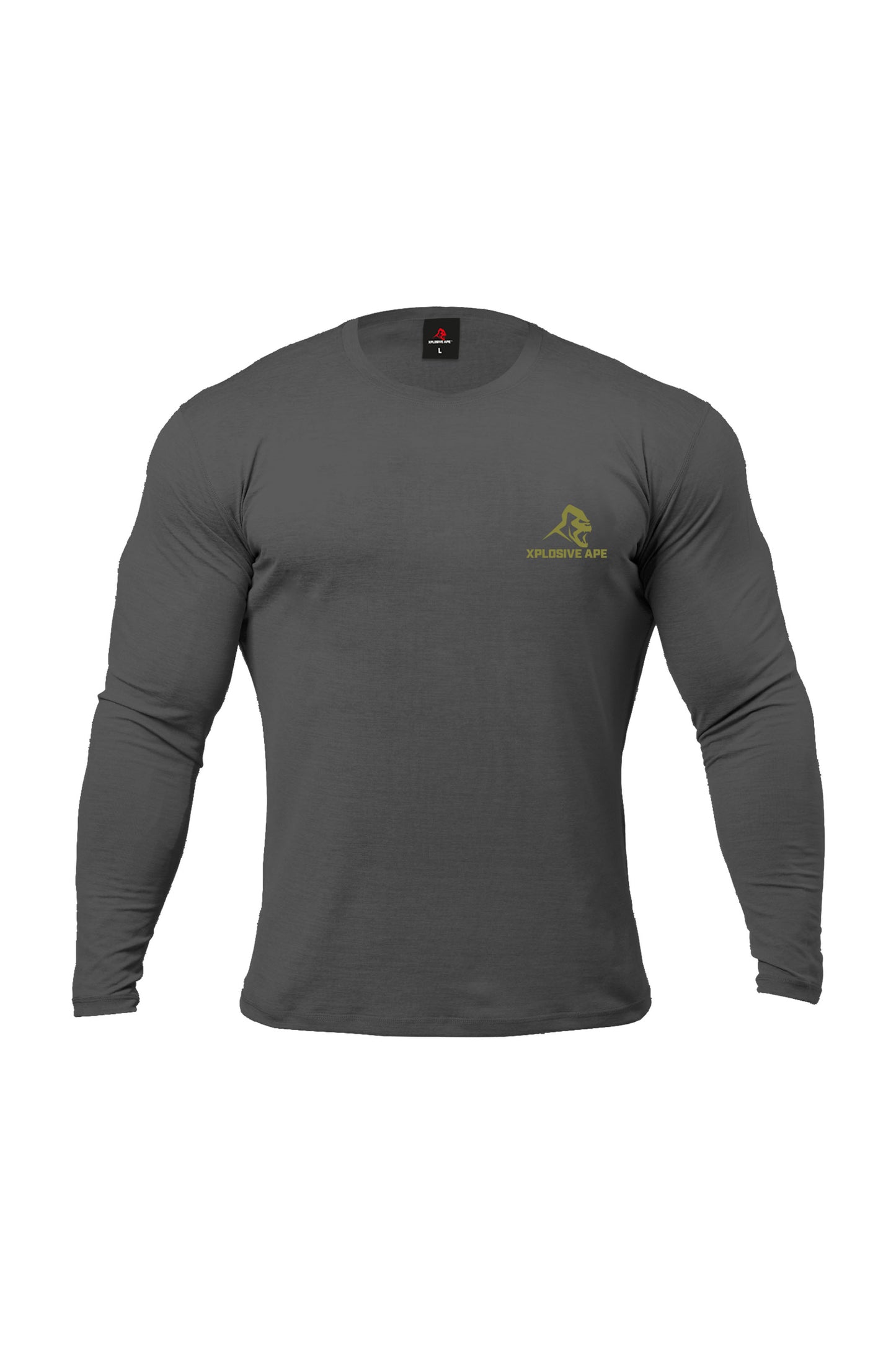 XAPE Claw Long Sleeve Tee - Charcoal