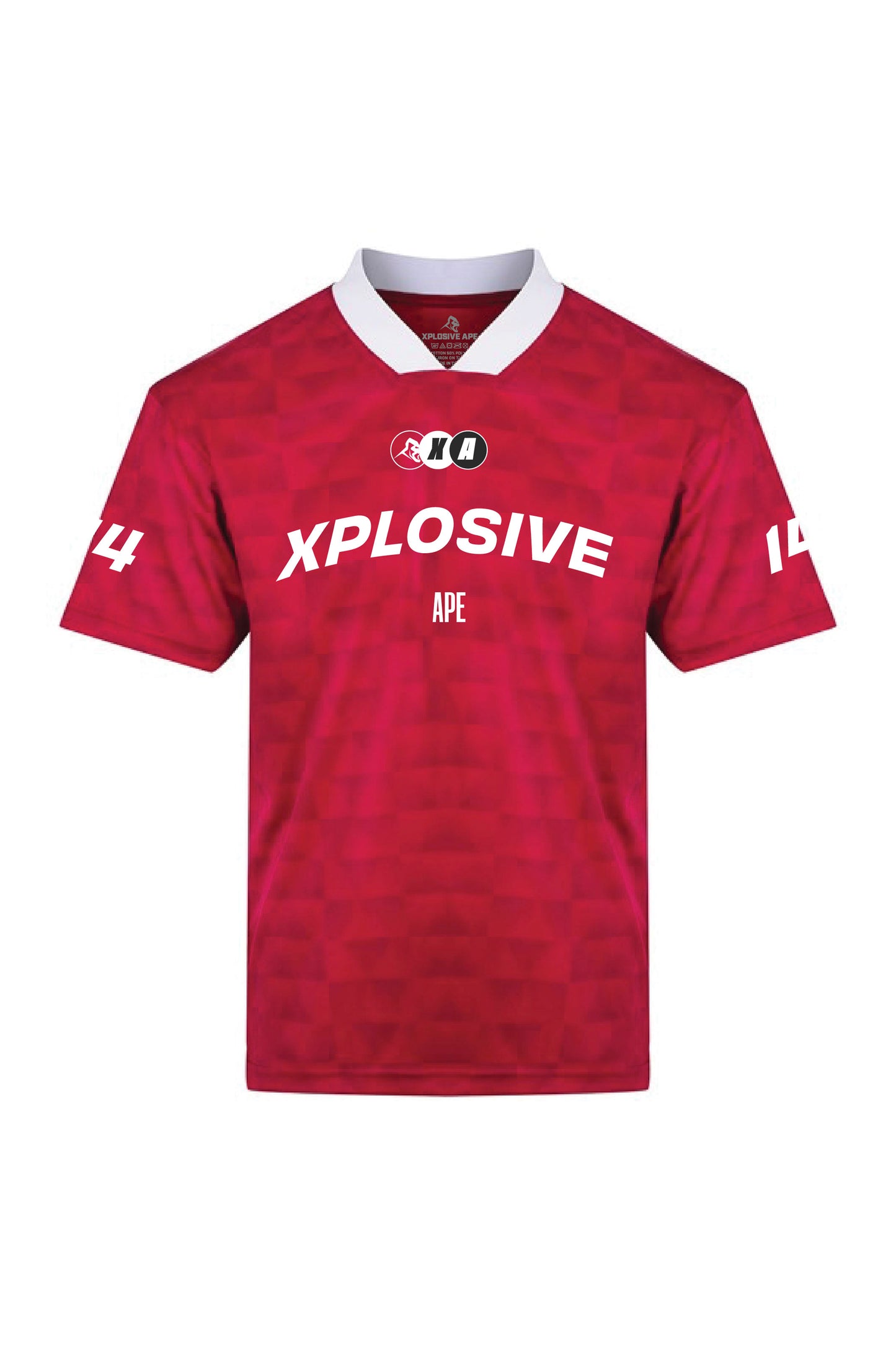XAPE Rings Sports Jersey - Red/White