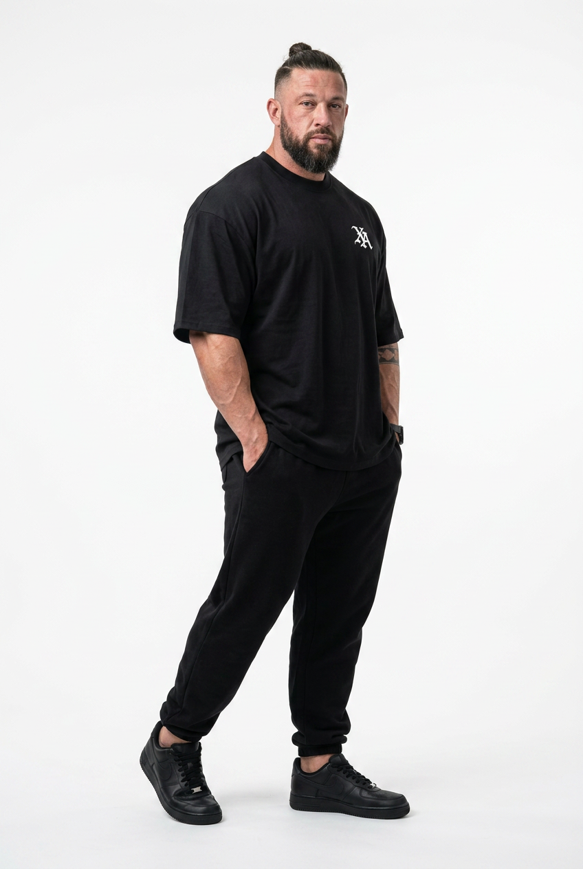 XAPE Venom Script Oversized Tee - Black