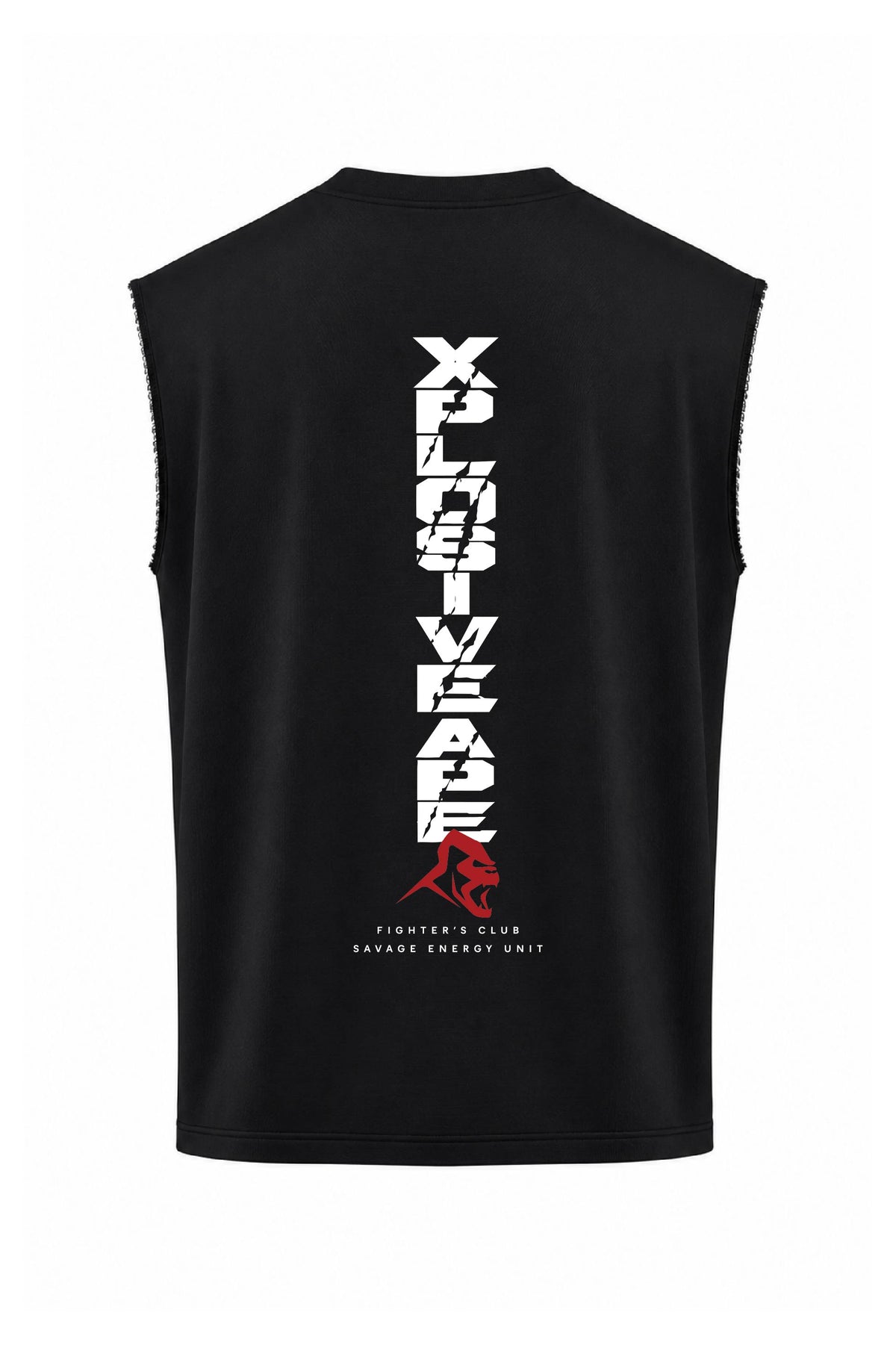 XAPE Vertex Oversized Vest - Black
