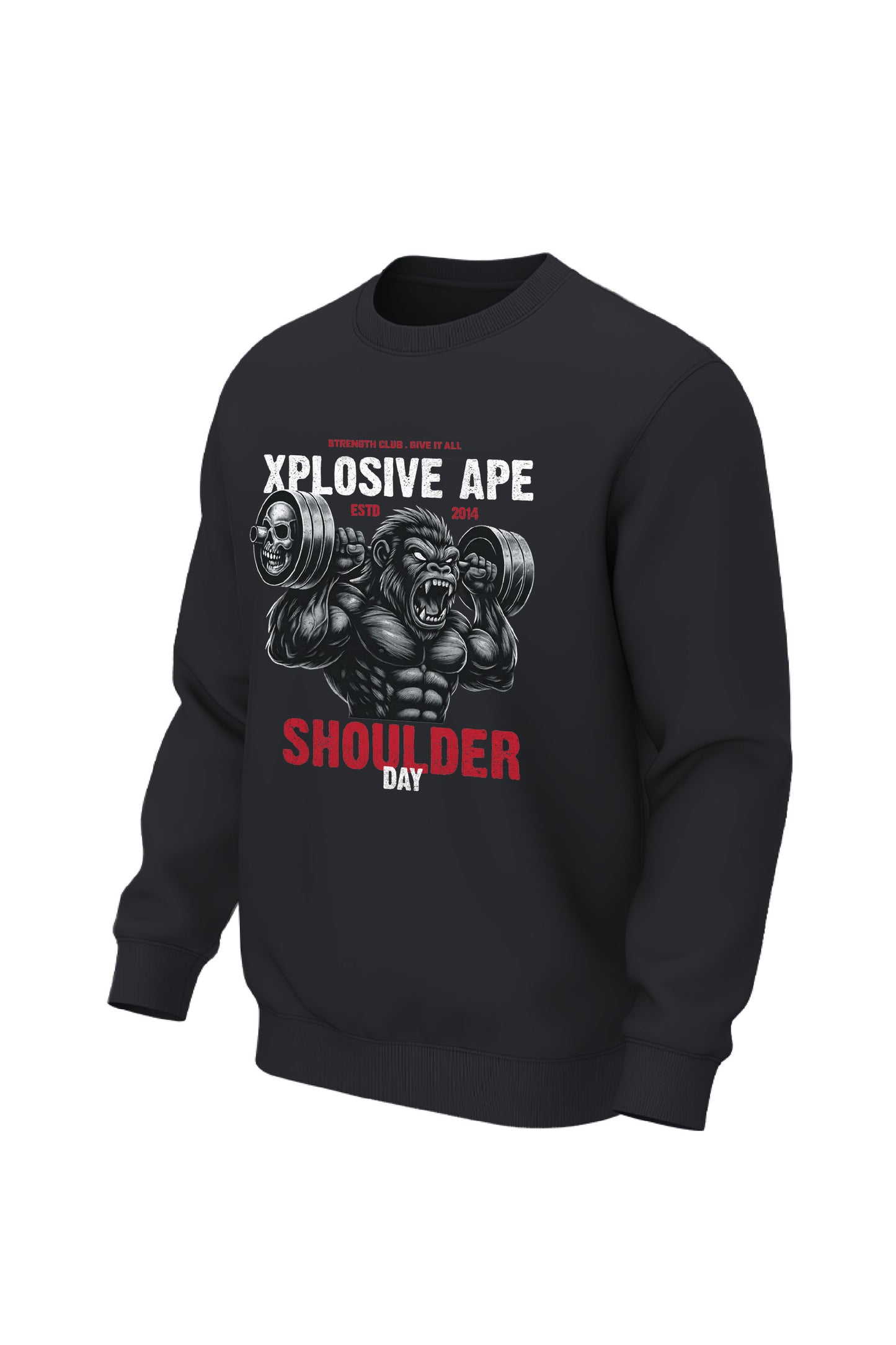 XAPE Shoulder Day V4 Sweatshirt - Black