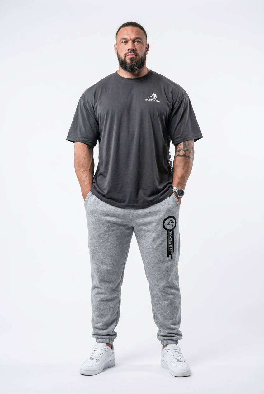 XAPE Smackdown V2 Oversized Tee - Charcoal