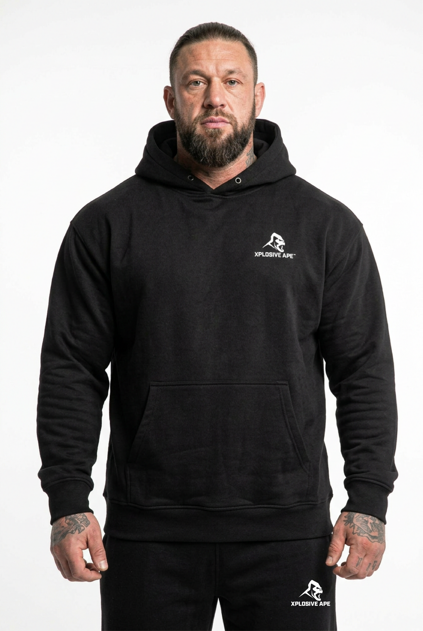 XAPE Stacked Hoodie - Black