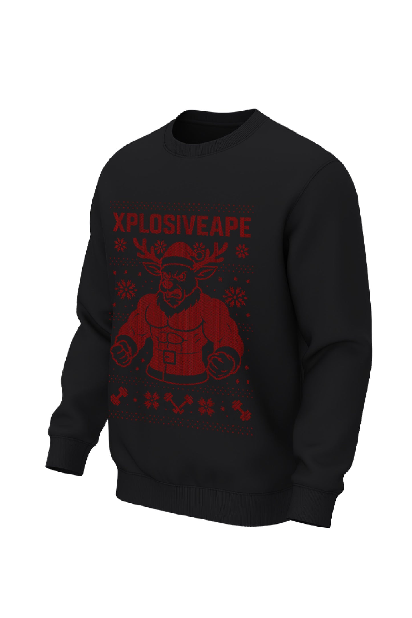 XAPE Reindeer Sweatshirt - Black