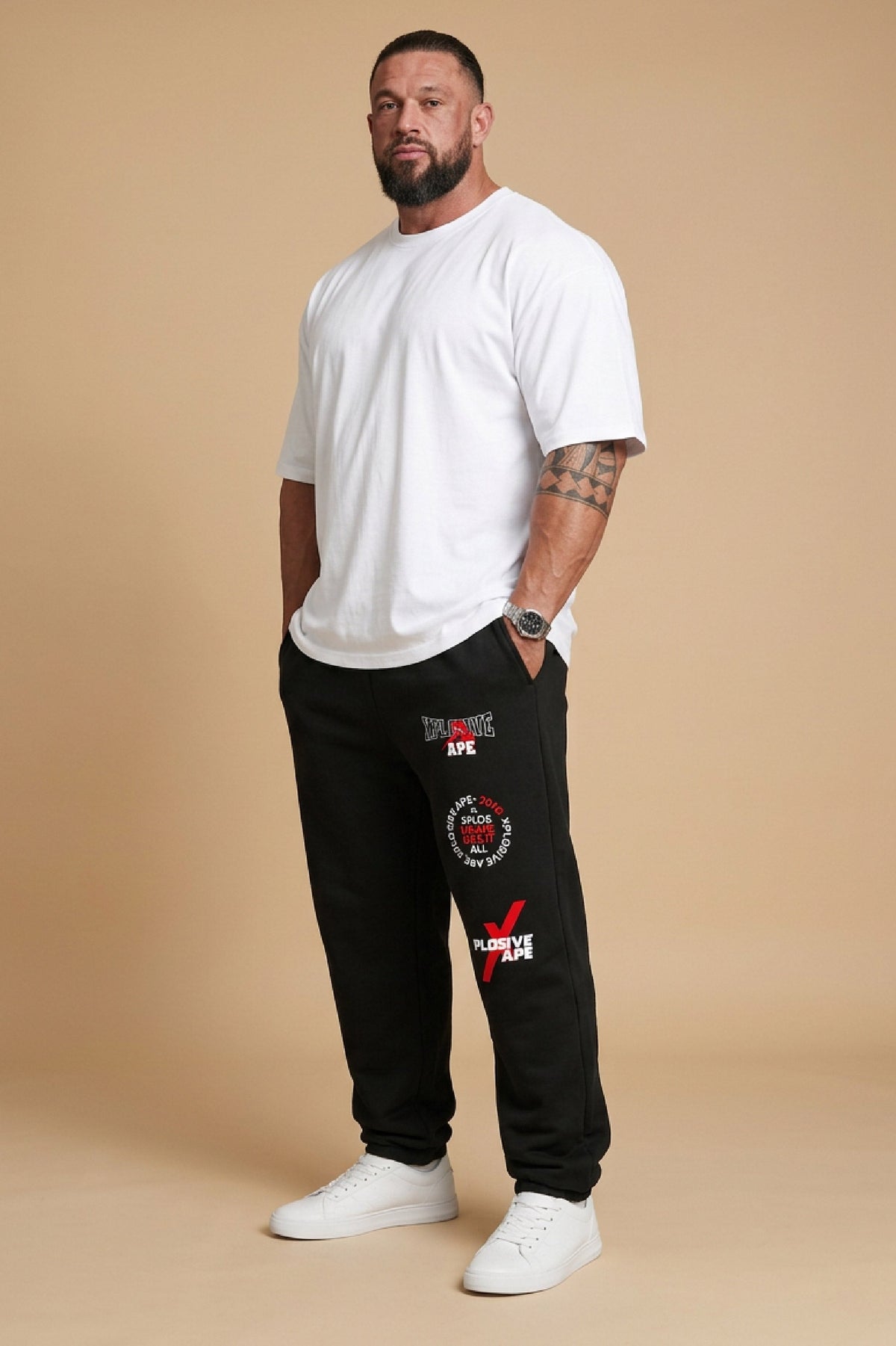XAPE Apex Oversized Joggers - Black