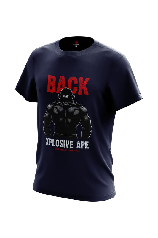 XAPE Back Day V4 Tee - Navy