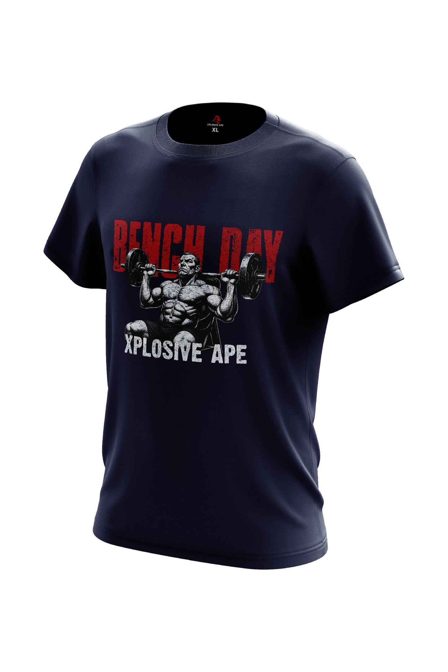 XAPE Bench Day V3 Tee - Navy