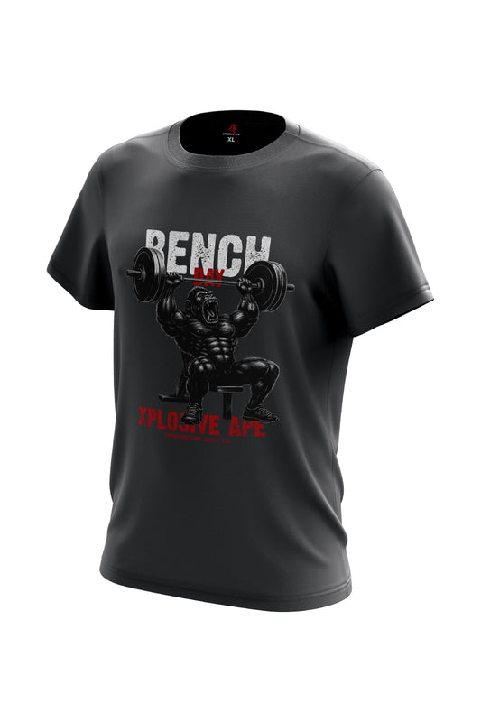 XAPE Bench Day V4 Tee - Charcoal