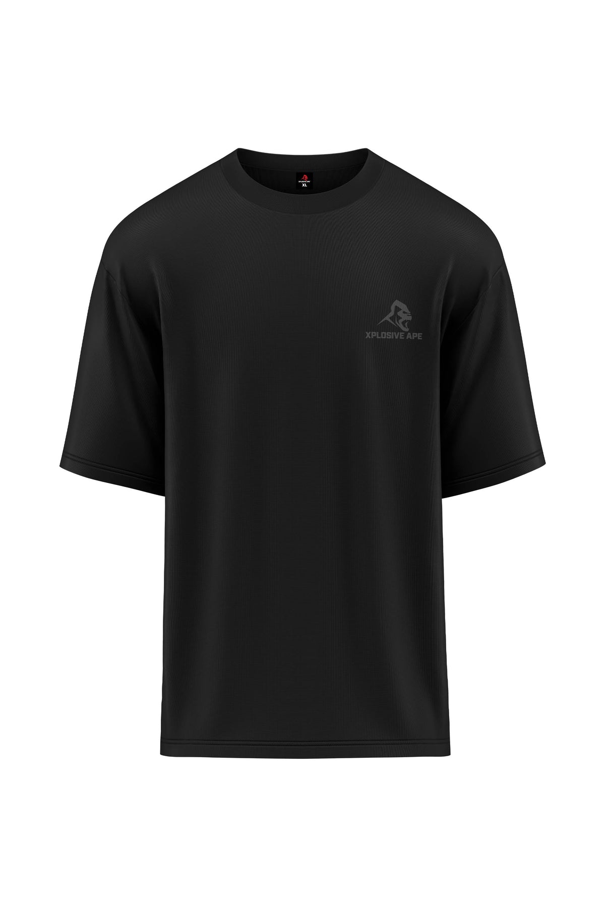 XAPE Discipline Motivation Oversized Tee - Black