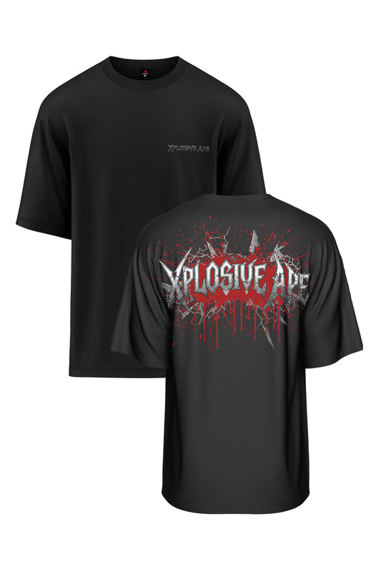 XAPE Bloodchrome Oversized Tee - Black