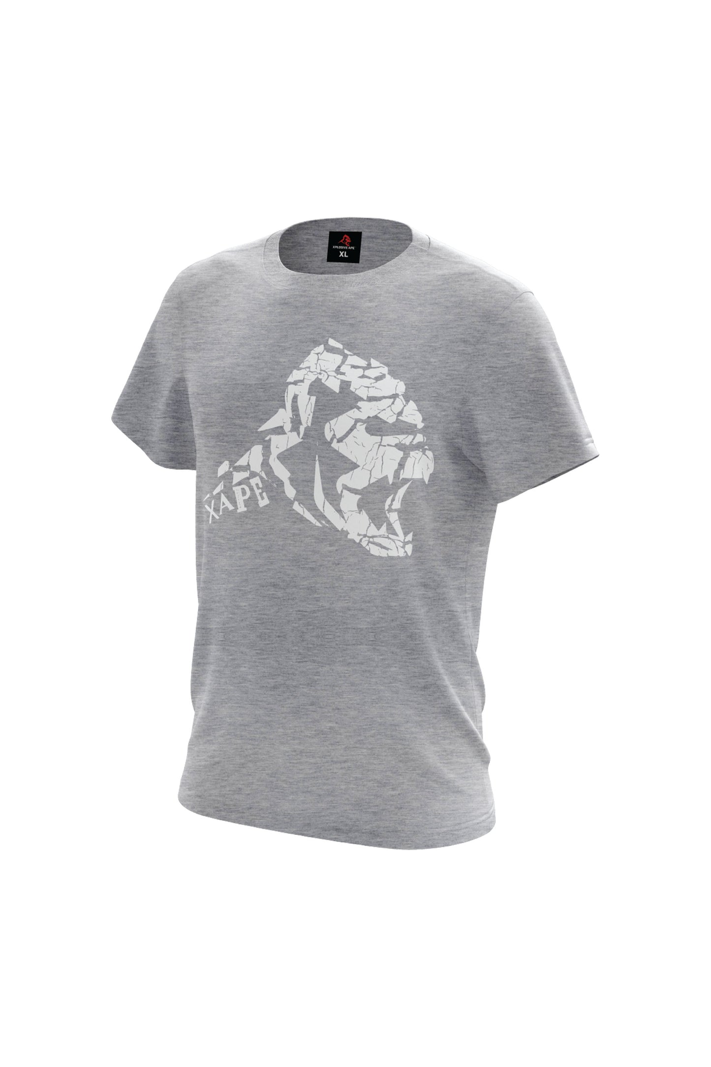 XAPE Cracked 3 Tees Pack - White/Sports Grey/Black