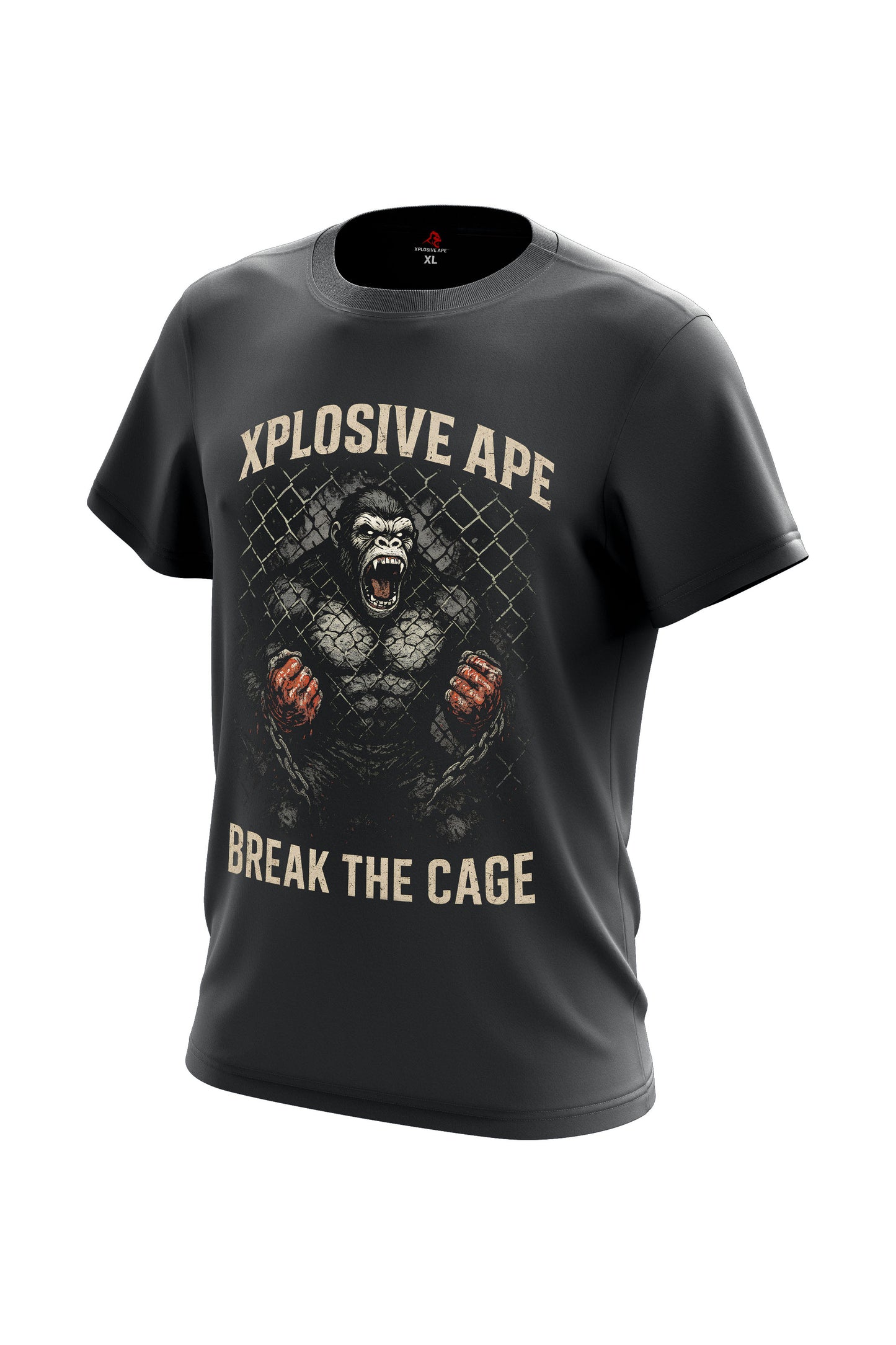 XAPE Cage Breaker Tee - Charcoal