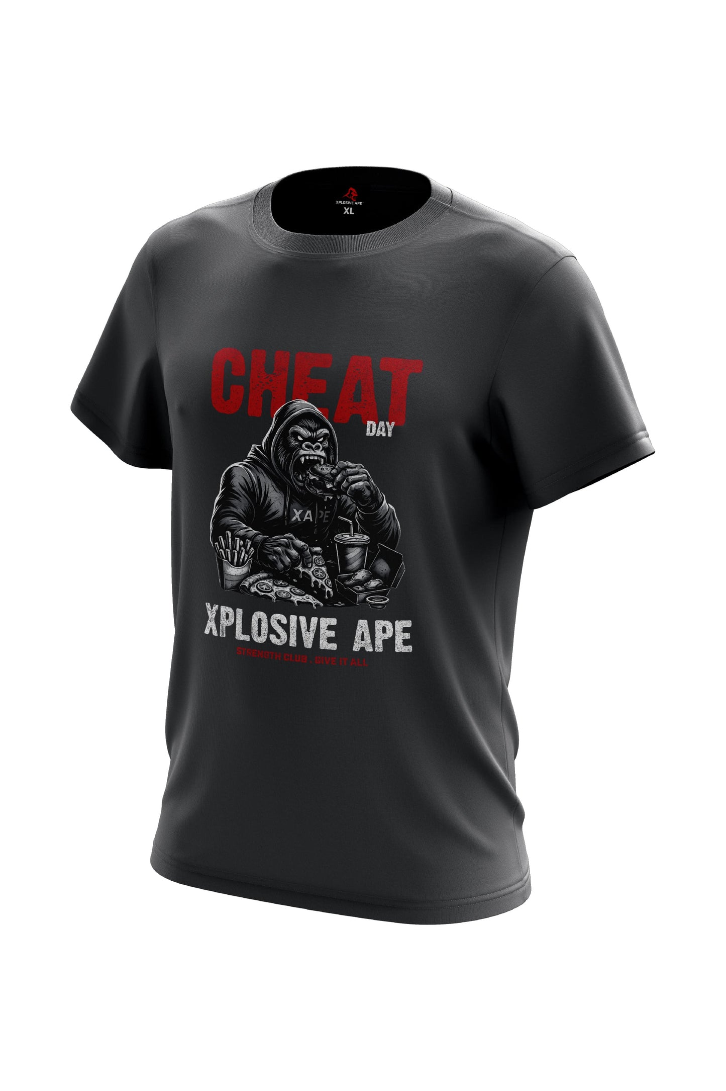 XAPE Cheat Day V4 Tee - Charcoal