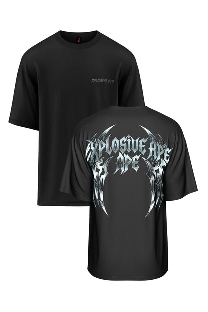 XAPE Chromeblade Wings Oversized Tee - Black