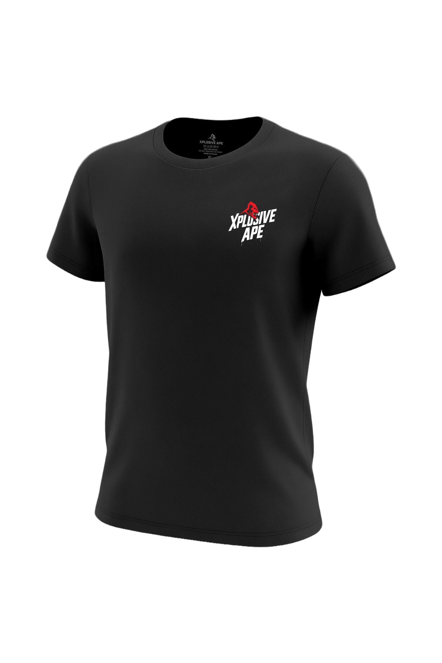 XAPE Classic Stencil Logo X Tech Tee - Black