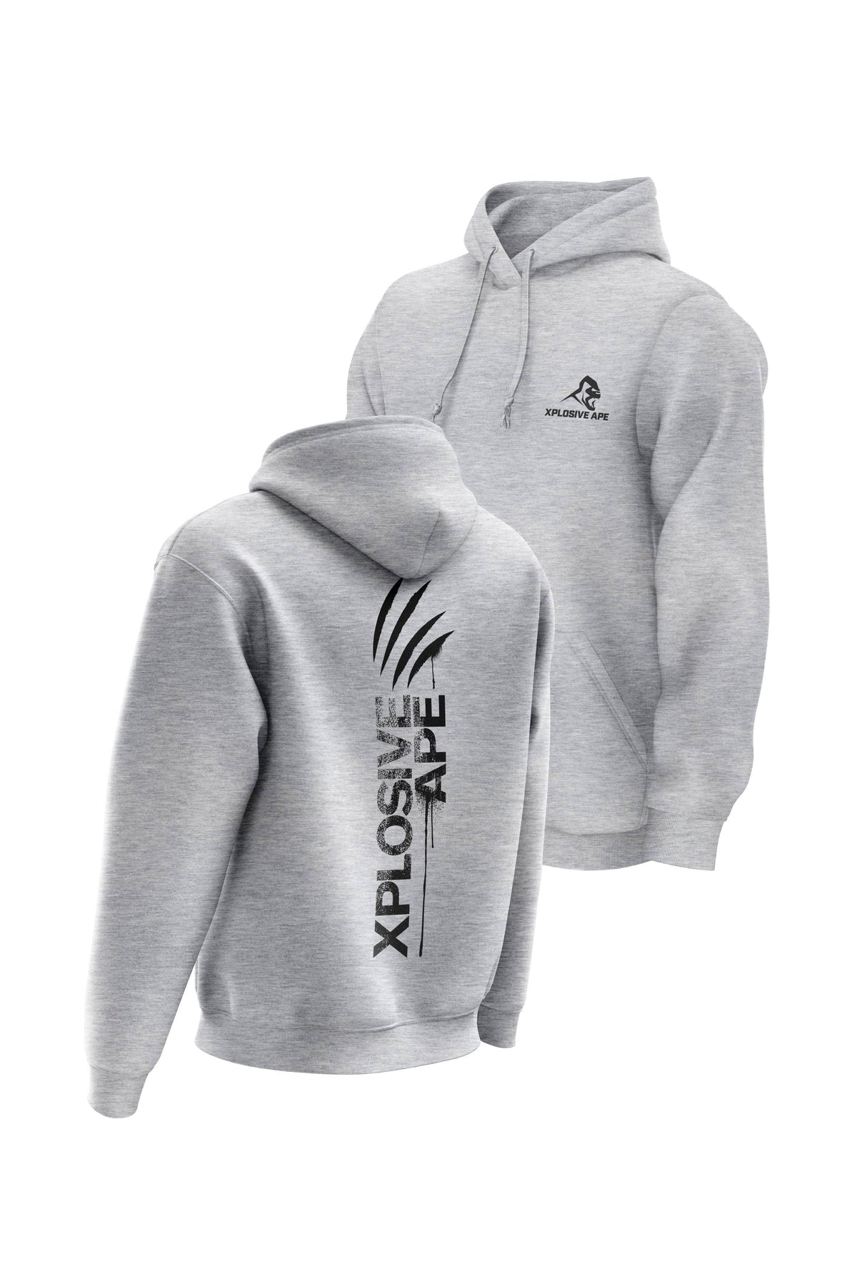 XAPE  Claw Hoodie - Sports Grey