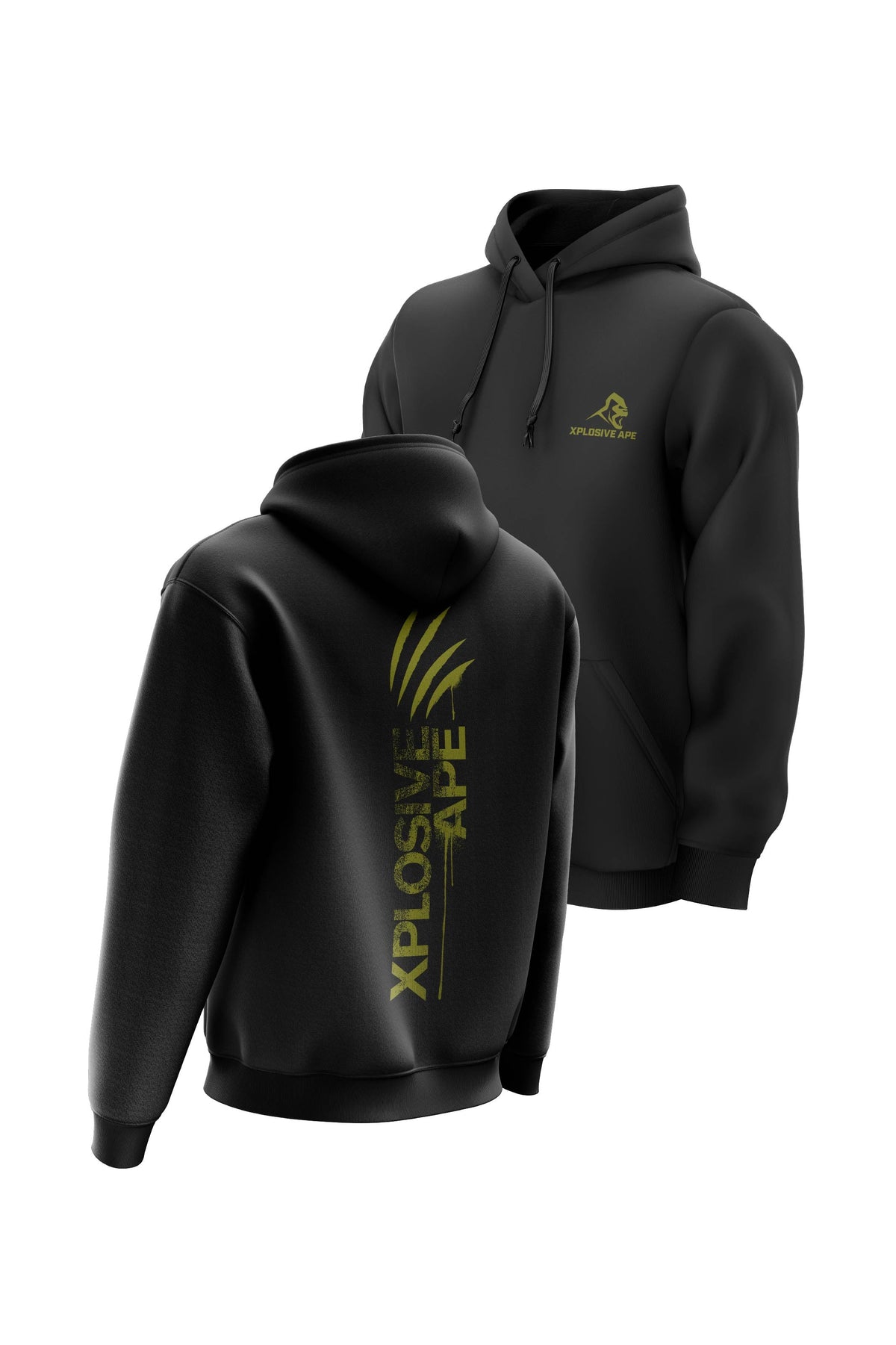 XAPE  Claw Hoodie - Black