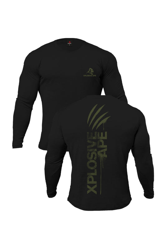 XAPE Claw V2 Long Sleeve Tee - Black
