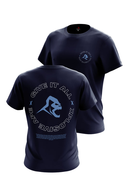 XAPE Core Cut Tee - Navy
