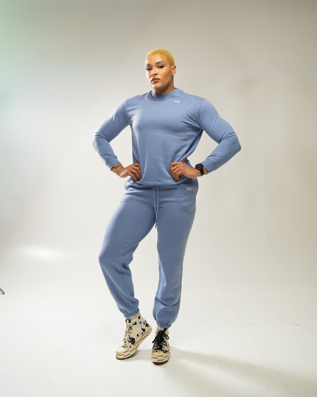 XAPE Core Logo Sweatshirt - Slate Blue