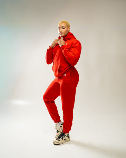 XAPE Core Logo Joggers - Red