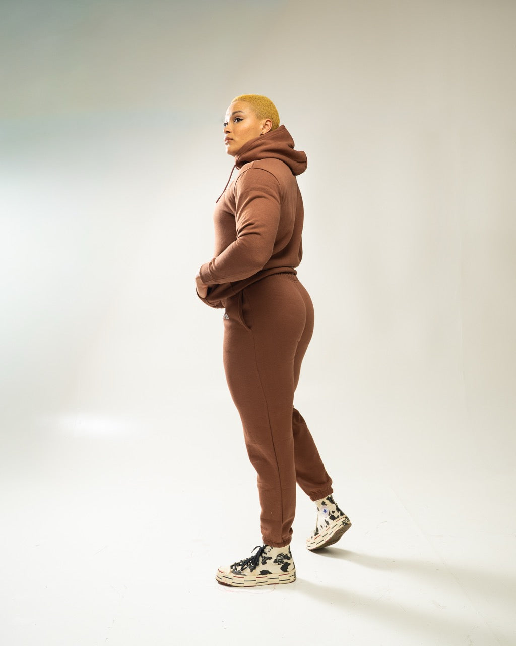 XAPE Core Logo Hoodie - Cocoa