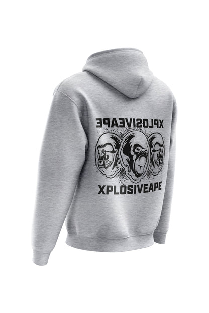 XAPE De-Evolve Hoodie - Heather Grey
