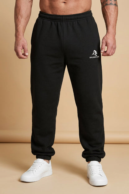 XAPE Division Oversized Joggers - Black