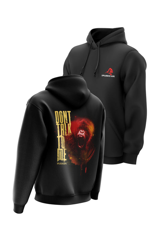 XAPE Don'T Talk To Me 2.0 Hoodie - Black