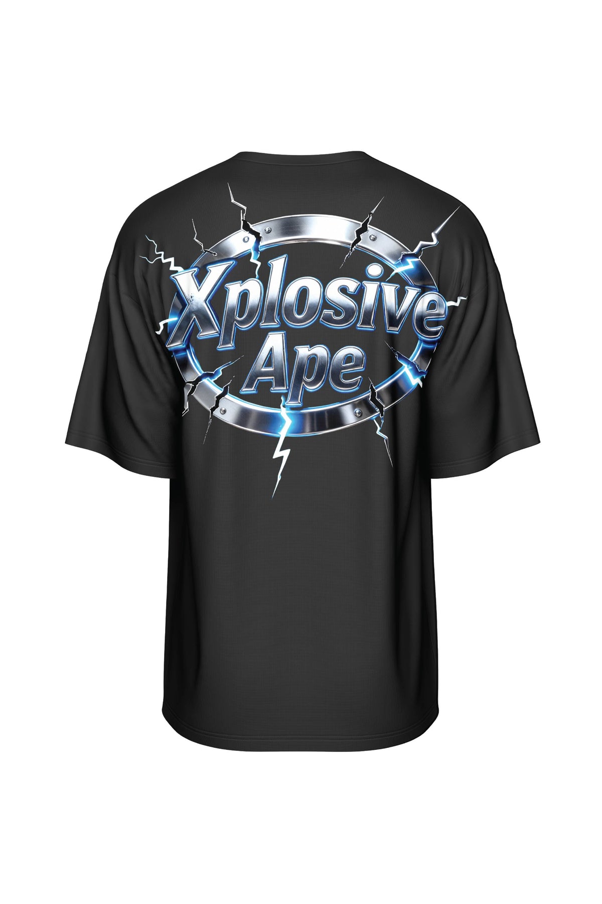 XAPE Electro Seal Oversized Tee - Black