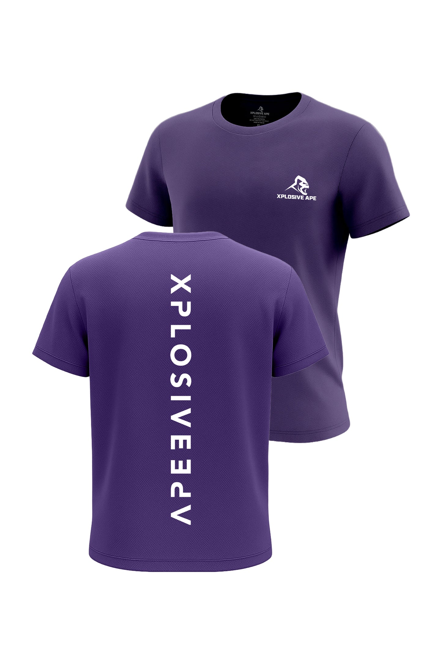 XAPE Futuristic Tech Tee - Purple