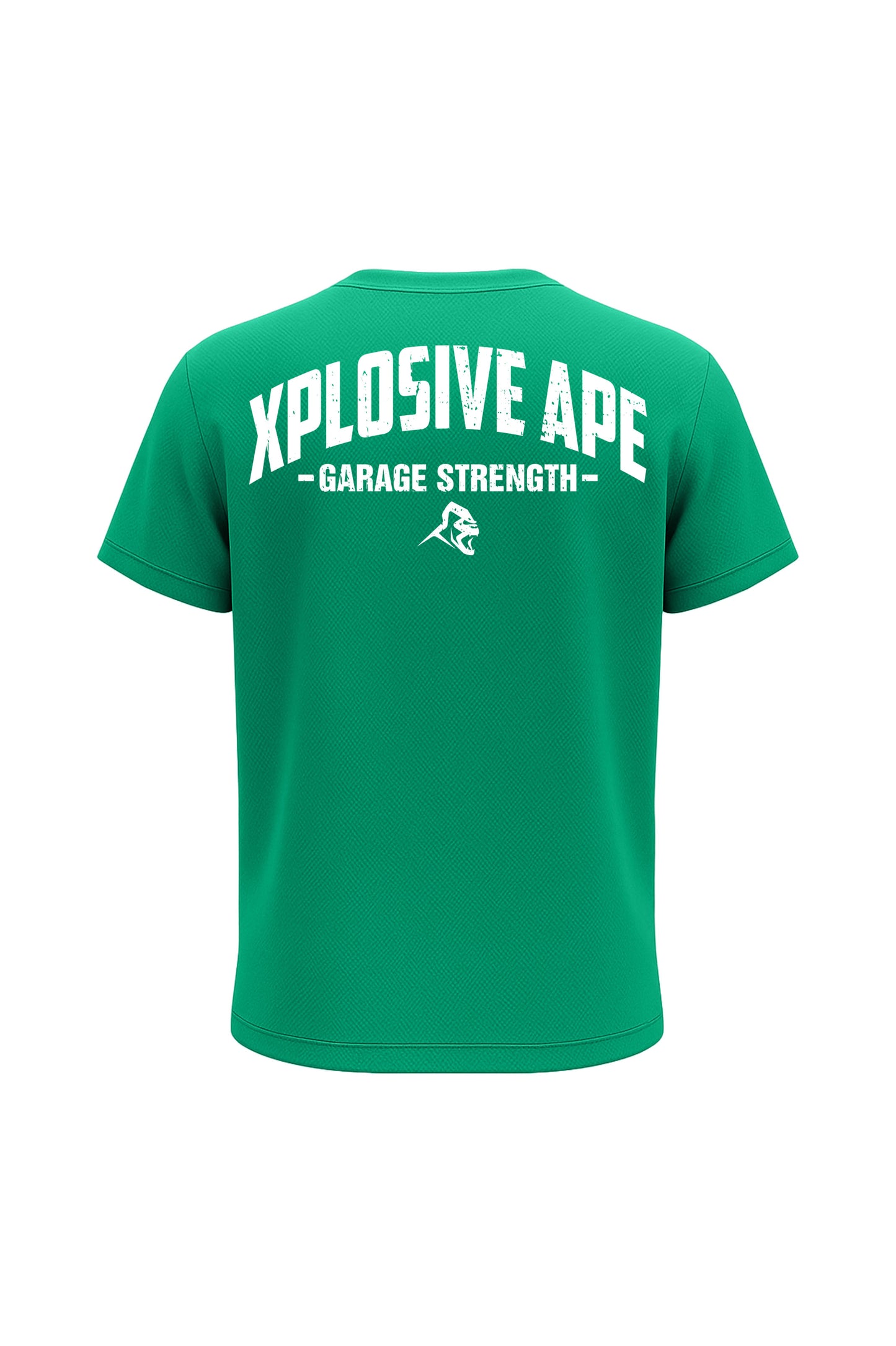 XAPE Garage Strength Tech Tee - Kelly Green
