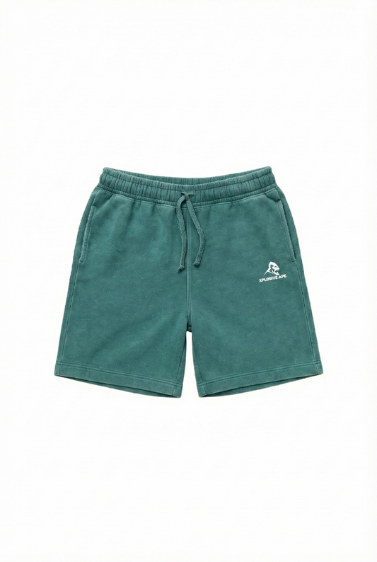 XAPE Vintage Wash Shorts - Green