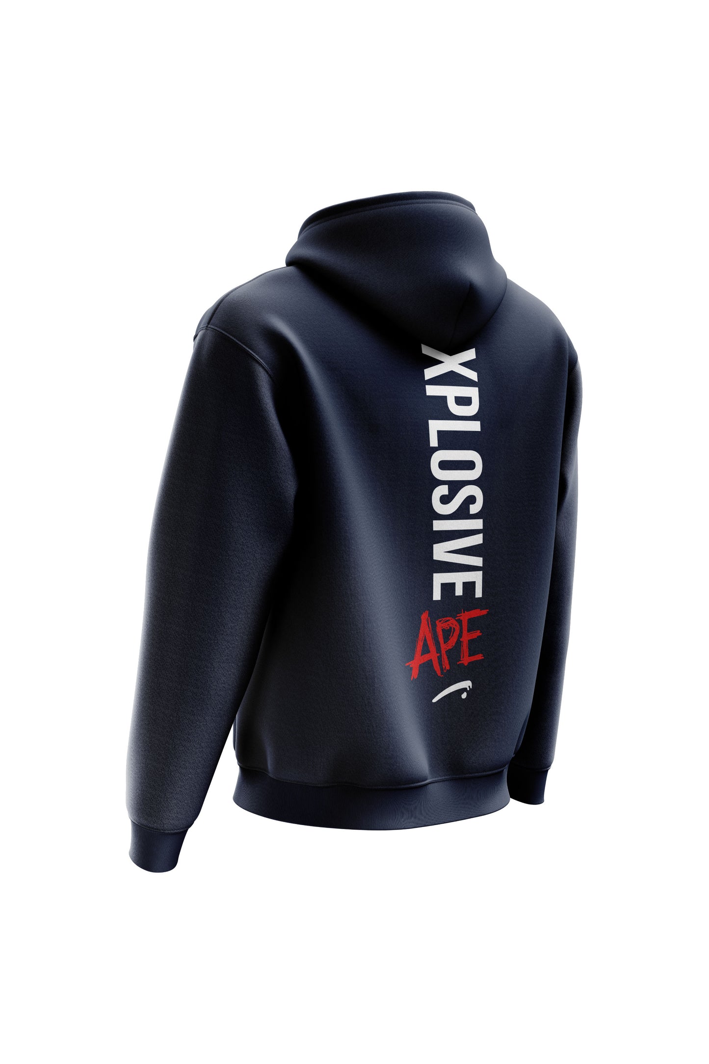 XAPE Graffiti V2 String Hoodie - Navy